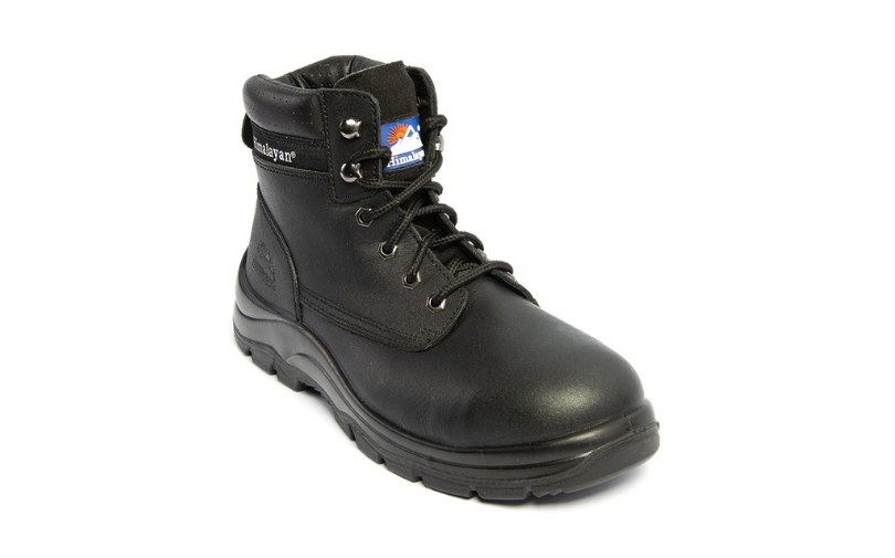 Himalayan Black Leather Safety Boot