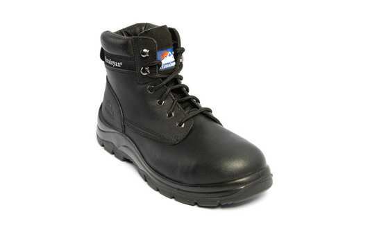 Himalayan Black Leather Safety Boot